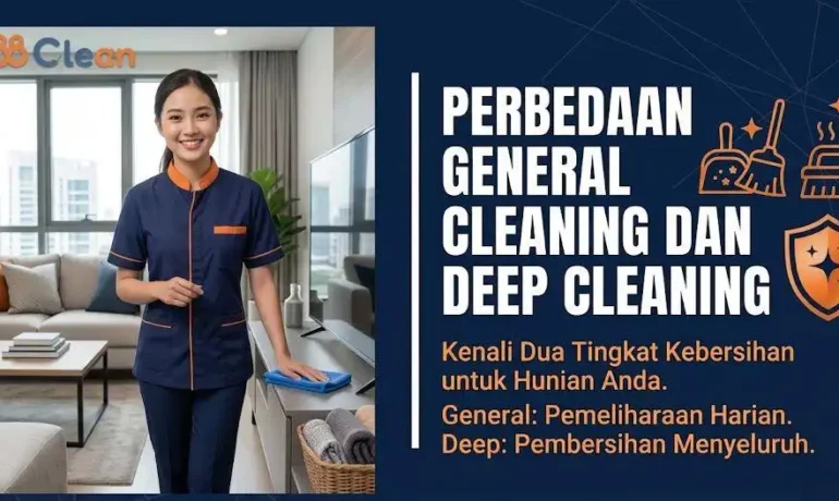 Perbedaan General Cleaning dan Deep Cleaning