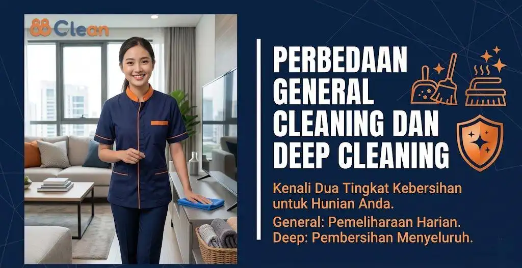 Perbedaan General Cleaning dan Deep Cleaning