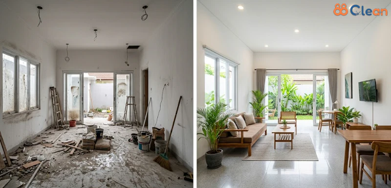 Membersihkan Rumah Setelah Renovasi